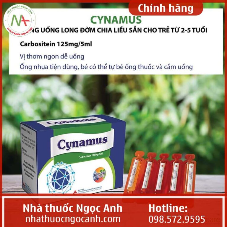 Thuốc Cynamus Công dụng liều dùng lưu ý tác dụng phụ giá bán