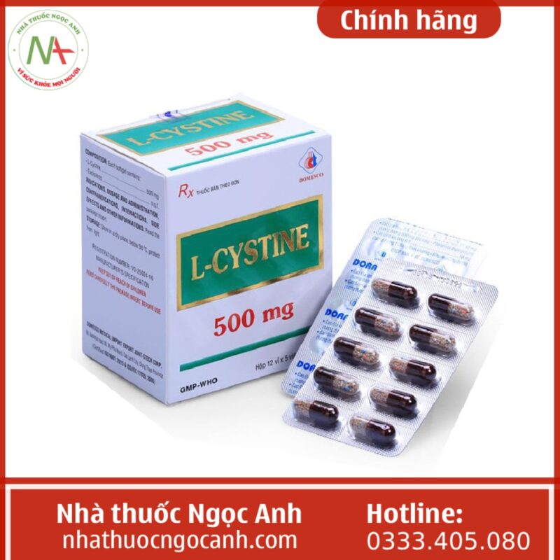 Thuốc L Cystine 500 mg Domesco có tác dụng gì giá bao nhiêu mua ở đâu