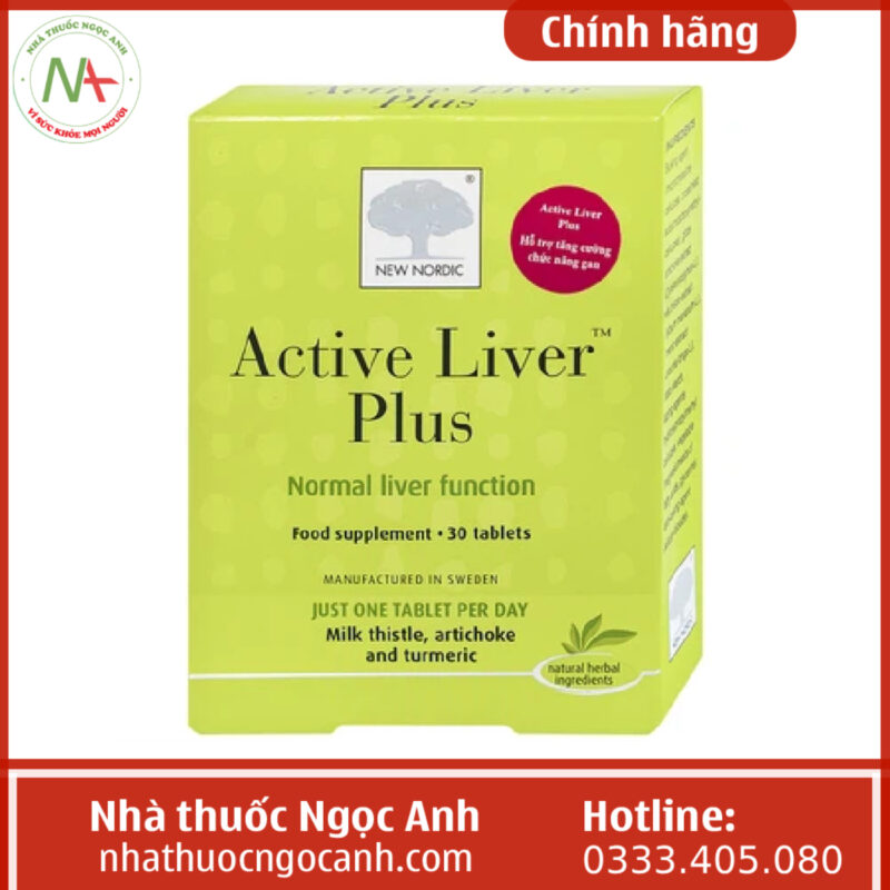 Thuốc Active Liver Plus New Nordic là thuốc gì có tác dụng gì giá bao