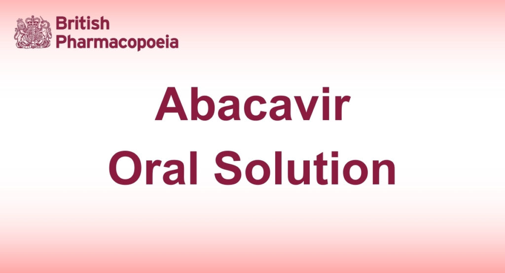 Abacavir Oral Solution