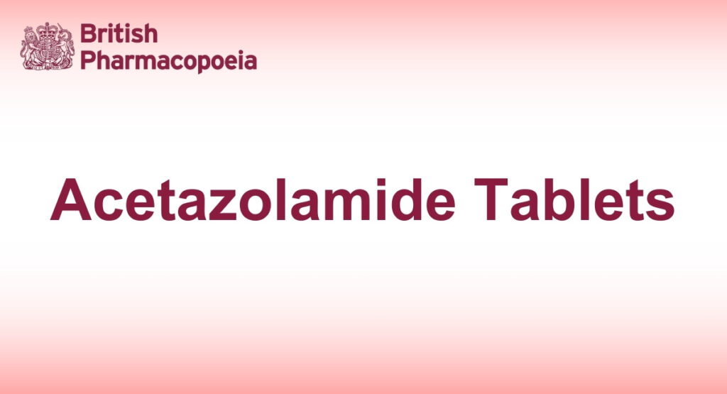 Acetazolamide Tablets