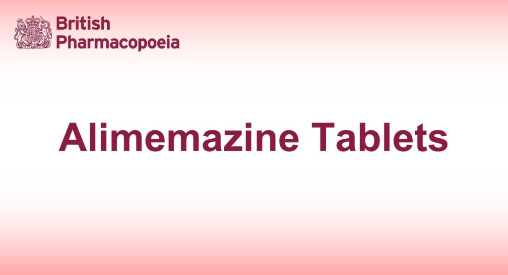 Alimemazine Tablets
