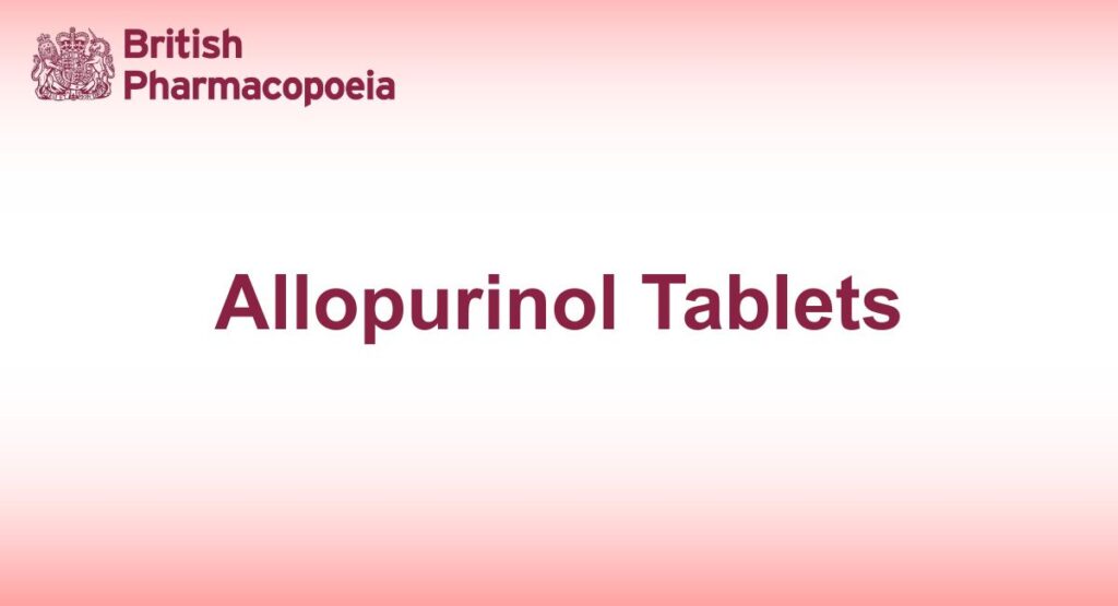 Allopurinol Tablets