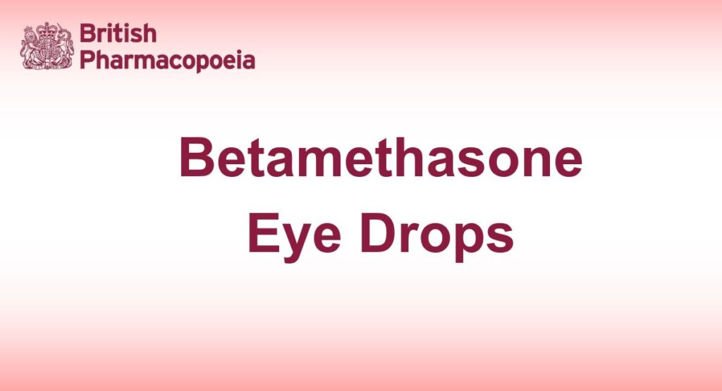 Betamethasone Eye Drops