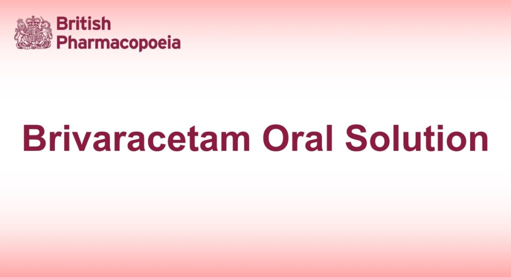 Brivaracetam Oral Solution