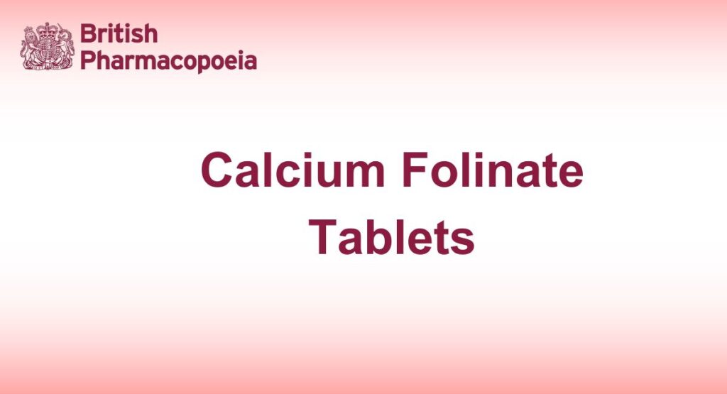 Calcium Folinate Tablets