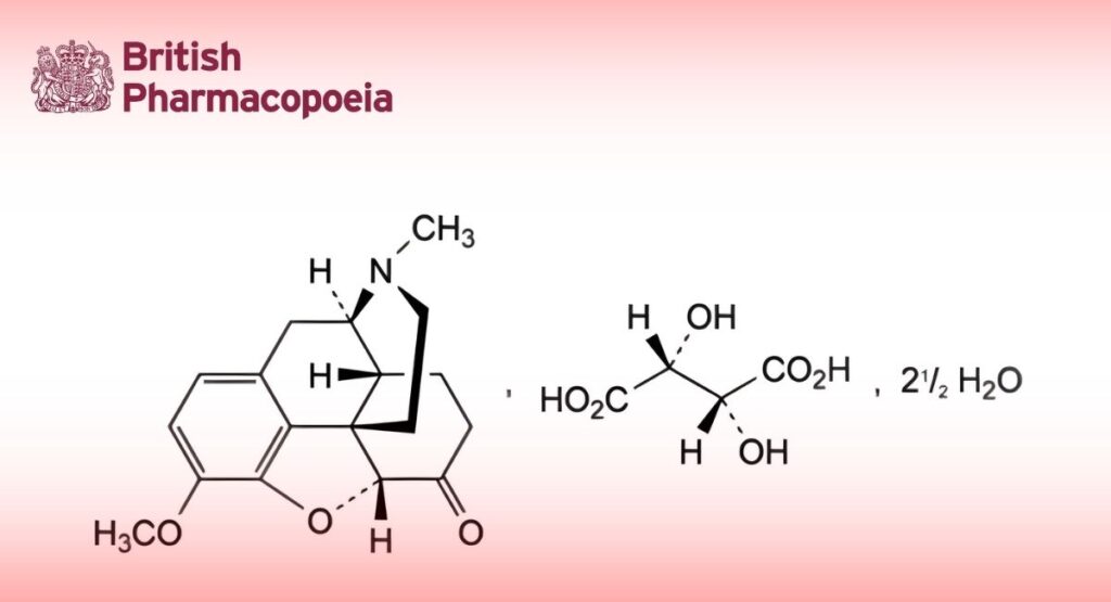 Hydrocodone Hydrogen Tartrate Hydrate