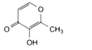 3-hydroxy-2-methyl-4H-pyran-4-one (maltol).