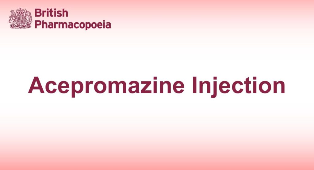 Acepromazine Injection