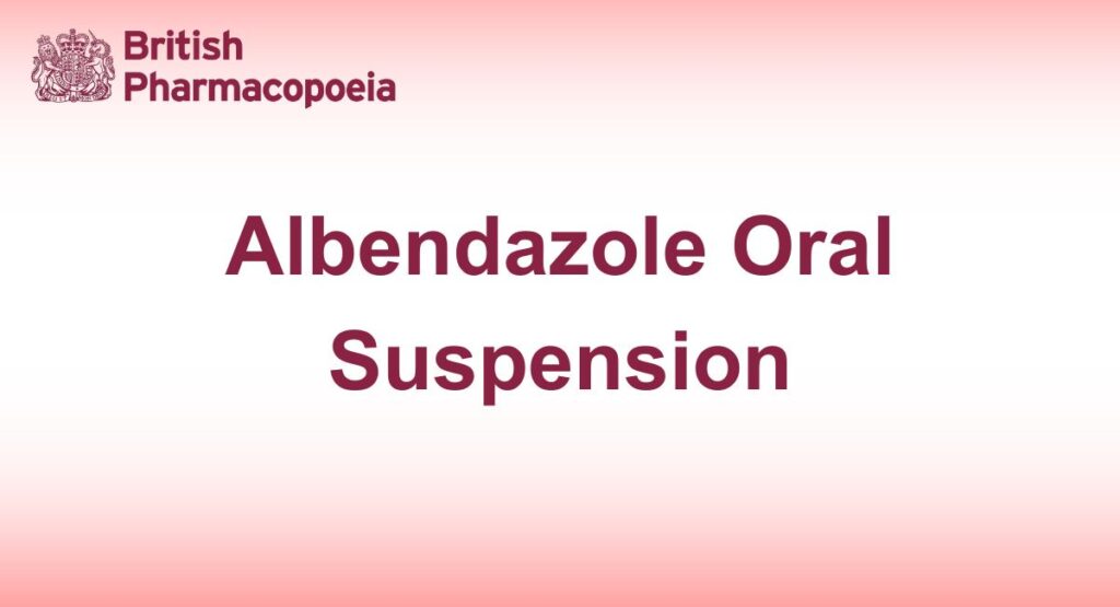 Albendazole Oral Suspension