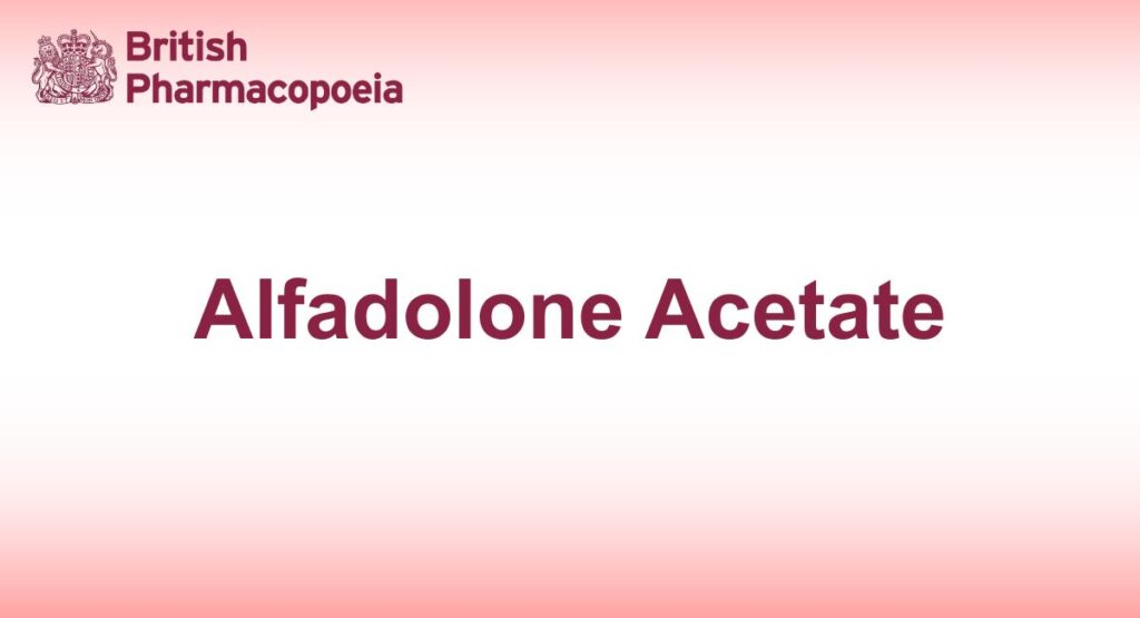 Alfadolone Acetate