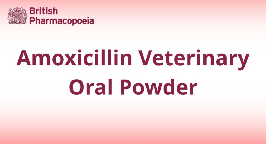 Amoxicillin Veterinary Oral Powder