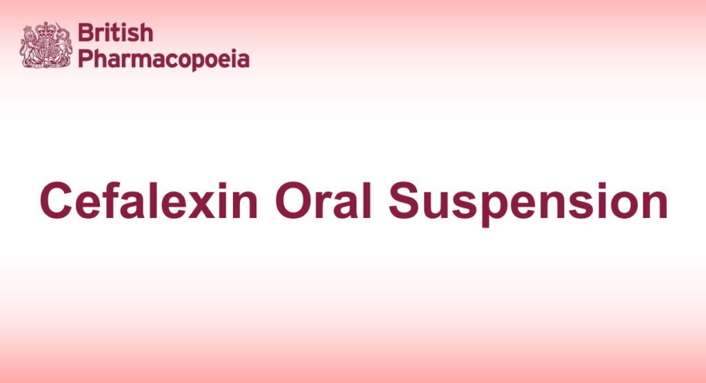 Cefalexin Oral Suspension