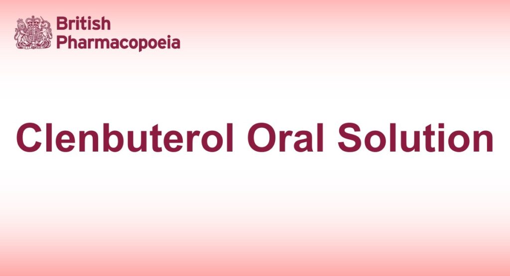 Clenbuterol Oral Solution