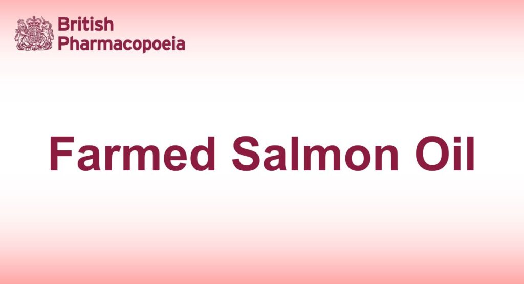 Farmed Salmon Oil