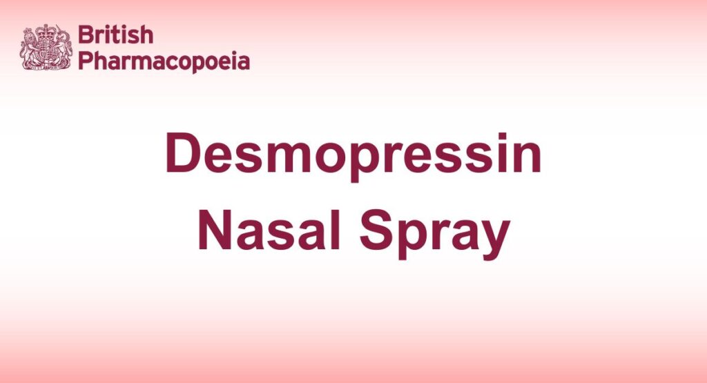 Desmopressin Nasal Spray