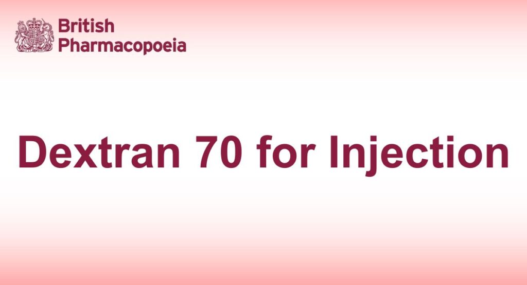 Dextran 70 for Injection