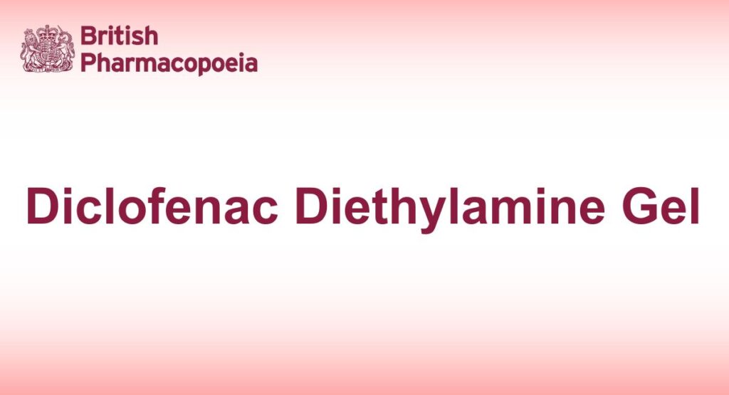 Diclofenac Diethylamine Gel
