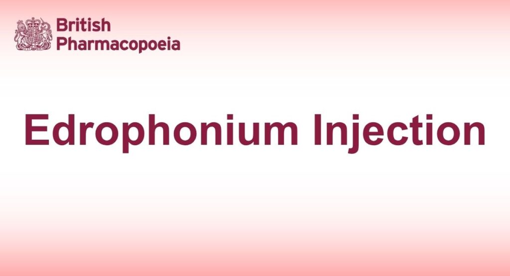 Edrophonium Injection