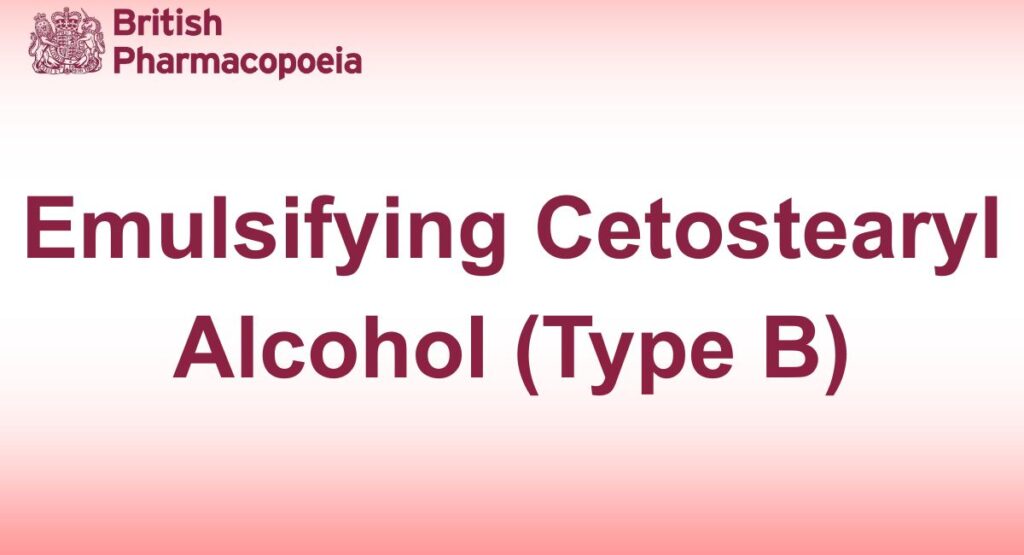 Emulsifying Cetostearyl Alcohol (Type B)