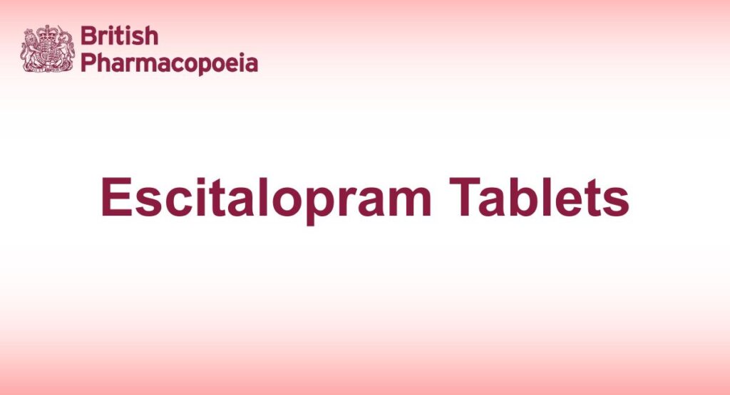 Escitalopram Tablets