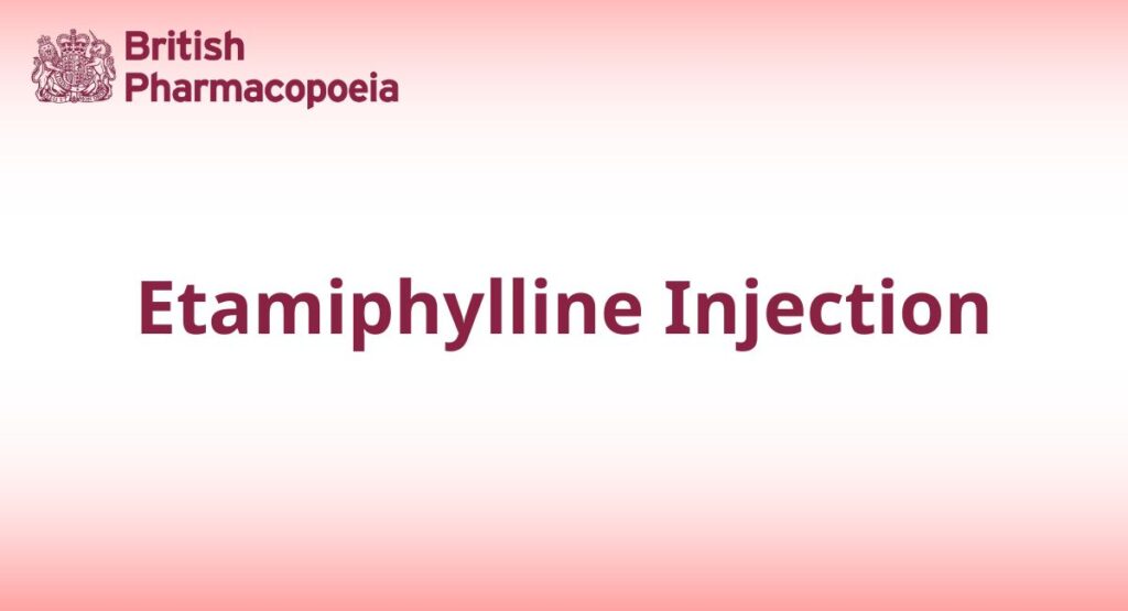 Etamiphylline Injection