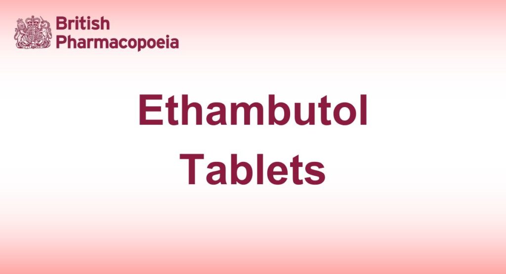 Ethambutol Tablets