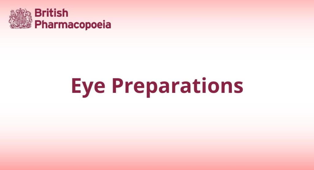 Eye Preparations