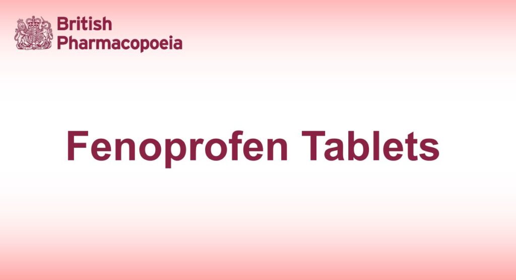 Fenoprofen Tablets