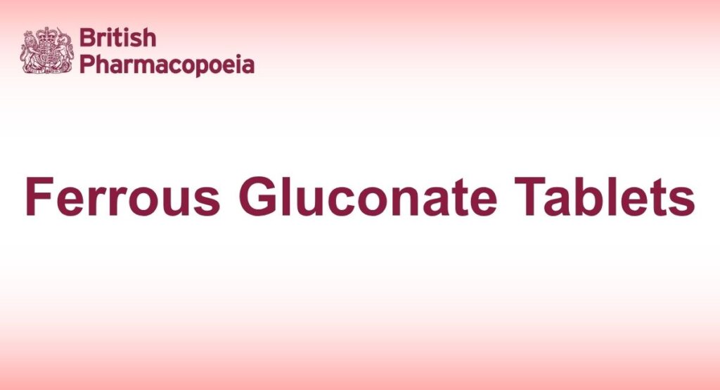 Ferrous-Gluconate-Tablets