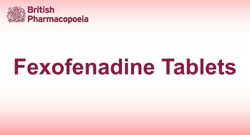 Fexofenadine-Tablets