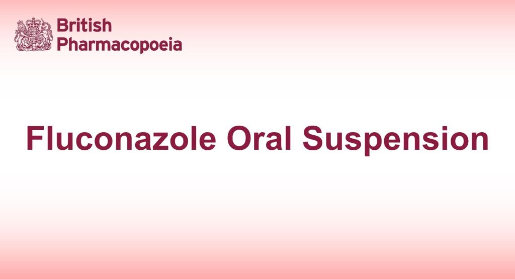 Fluconazole Oral Suspension
