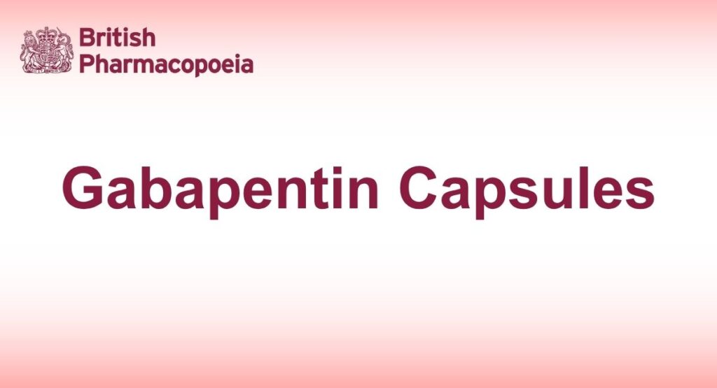 Gabapentin Capsules