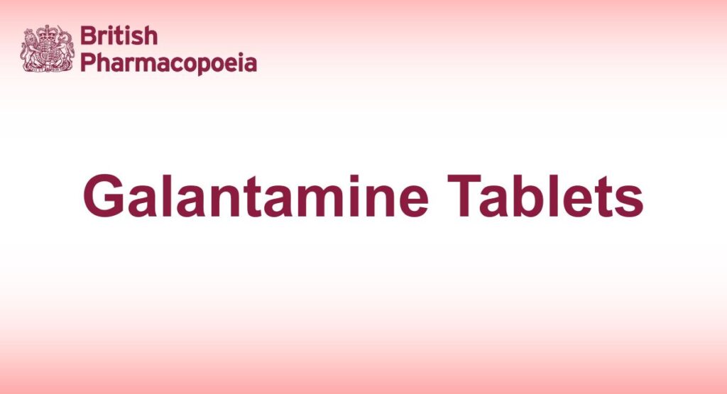 Galantamine Tablets