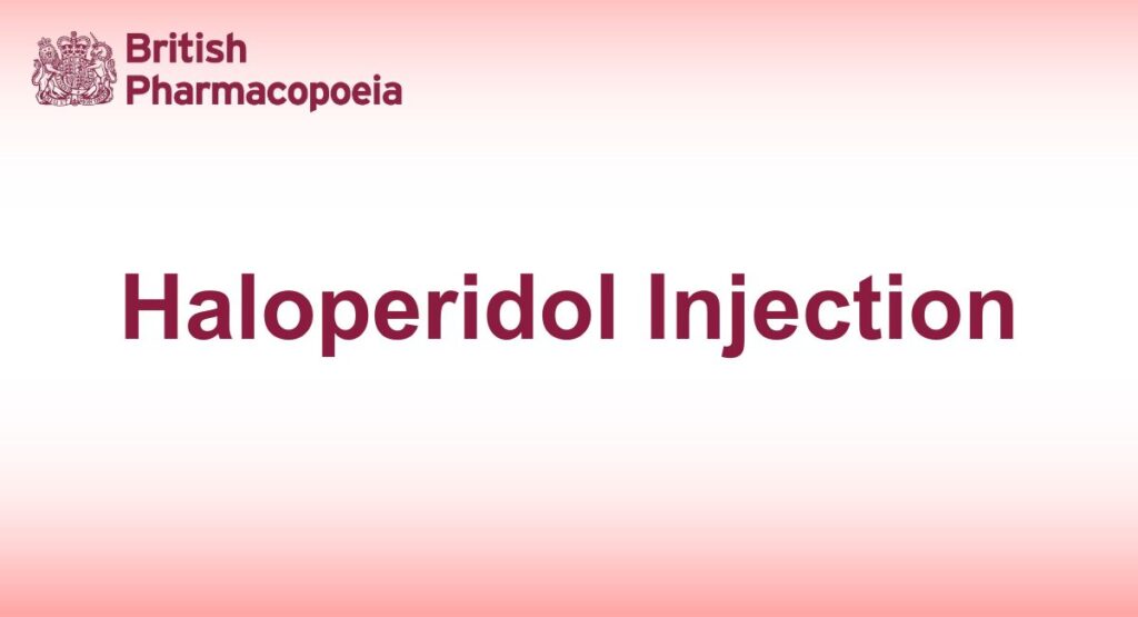 Haloperidol Injection