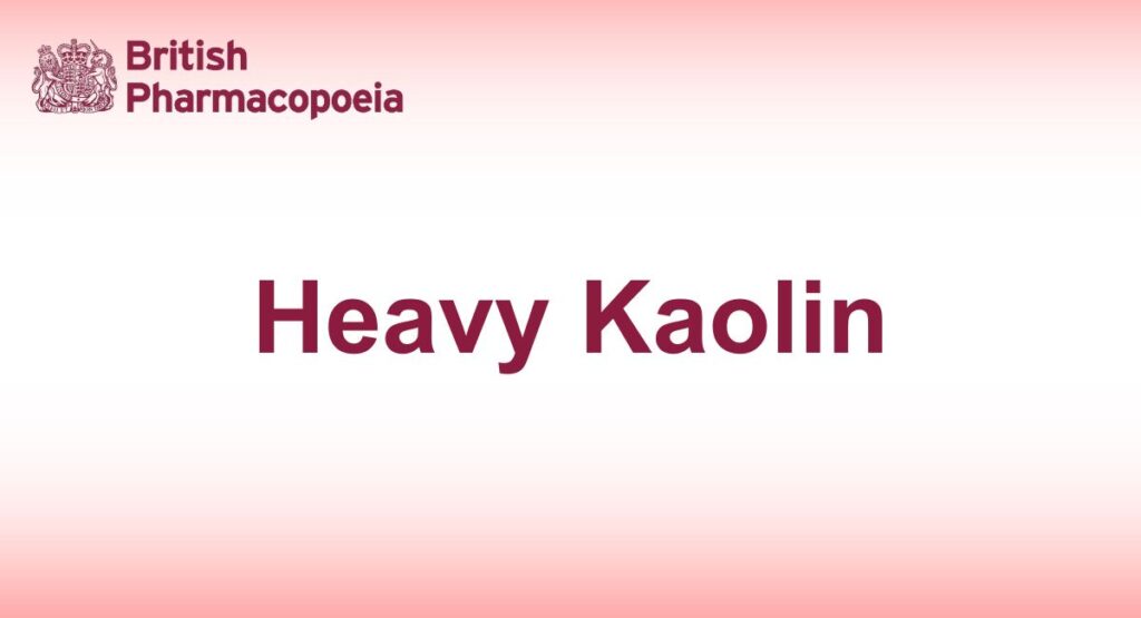 Heavy Kaolin
