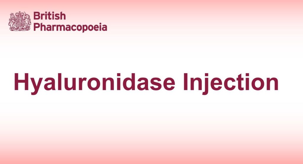 Hyaluronidase Injection