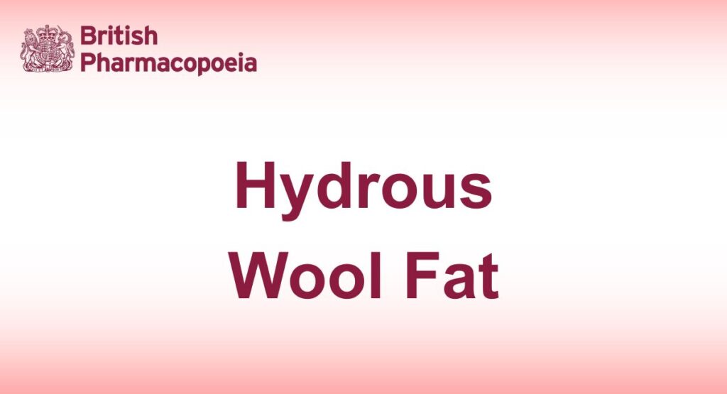 Hydrous Wool Fat