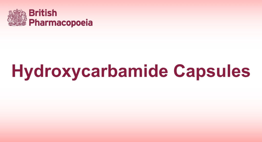 Hydroxycarbamide-Capsules