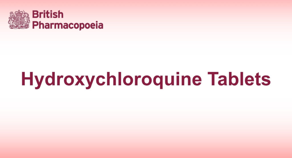 Hydroxychloroquine-Tablets