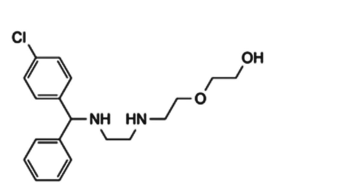 (2-(2-2((4-chlorophenyl)(phenyl)methylamino)ethylamino)ethanol)