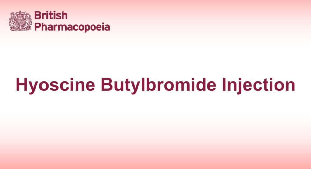 Hyoscine-Butylbromide-Injection