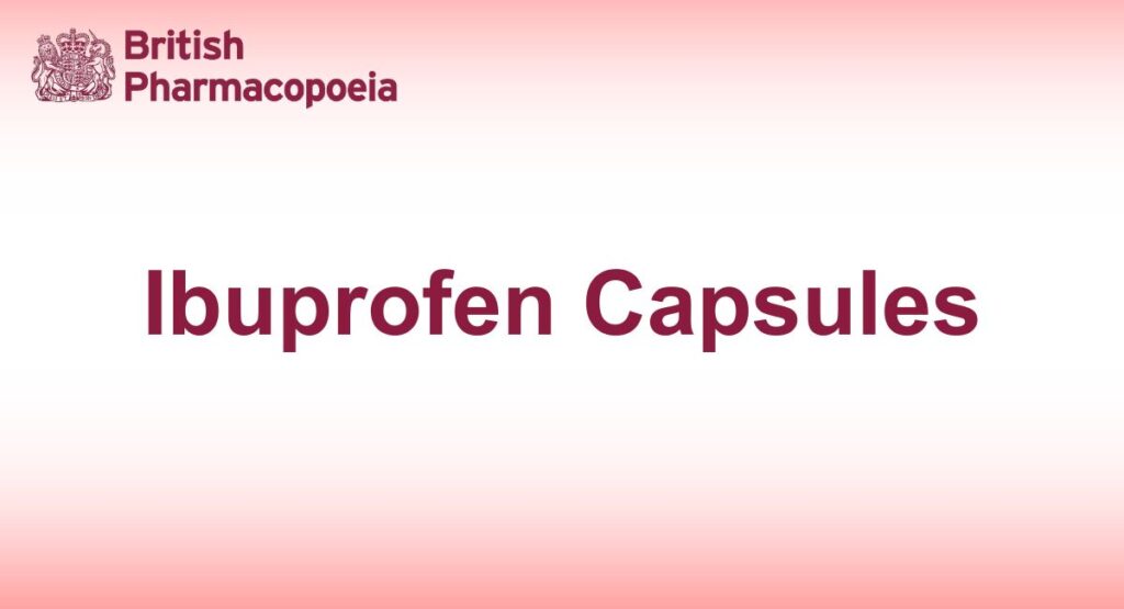 Ibuprofen Capsules