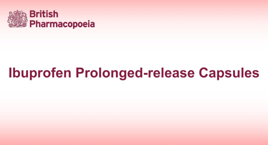 Ibuprofen Prolonged-release Capsules