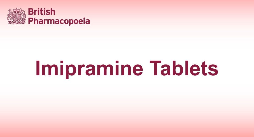 Imipramine Tablets