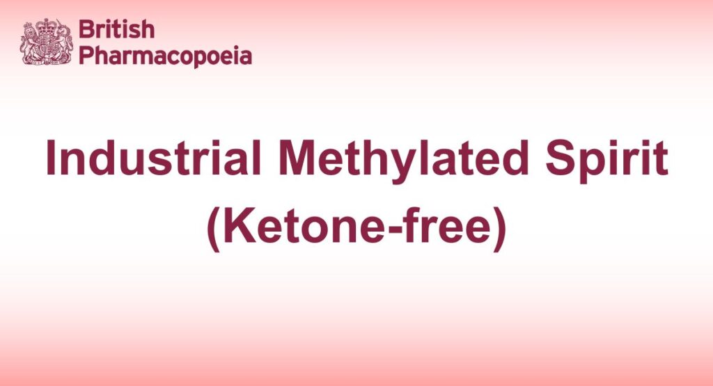 Industrial Methylated Spirit (Ketone-free)