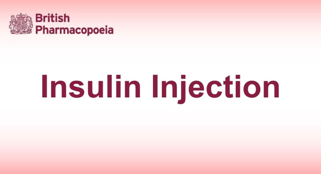 Insulin-Injection
