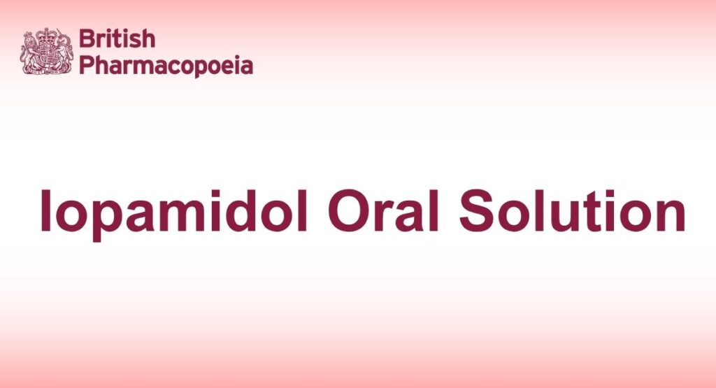 Iopamidol Oral Solution