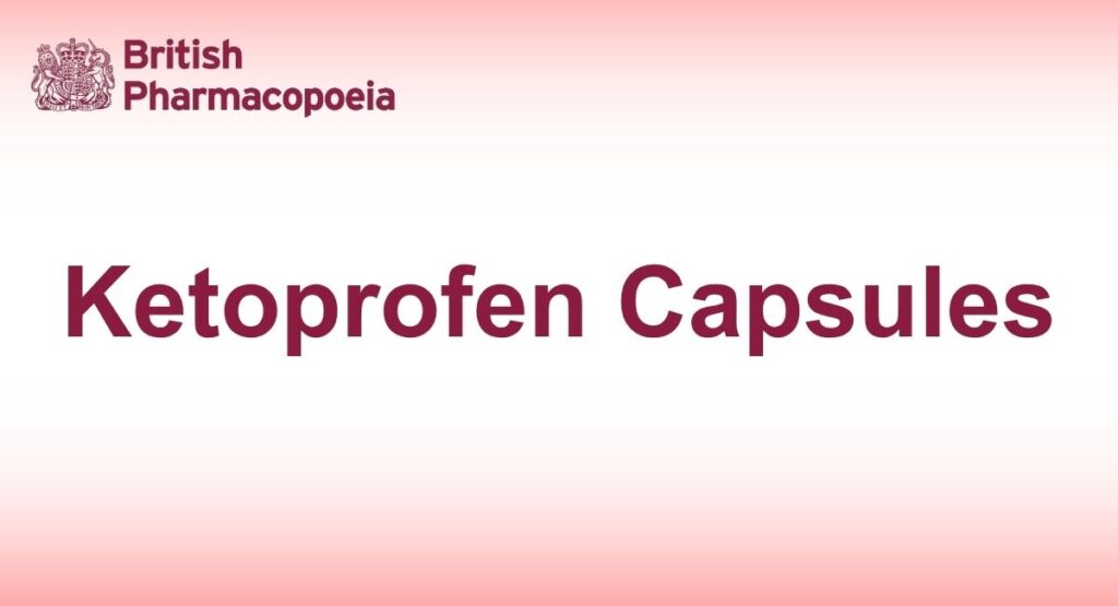 Ketoprofen Capsules