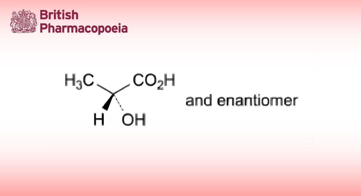 Lactic Acid- Definition, Characters- British Pharmacopoeia 2025